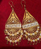 18K Gold Over Sterling Long Chandelier Earrings
