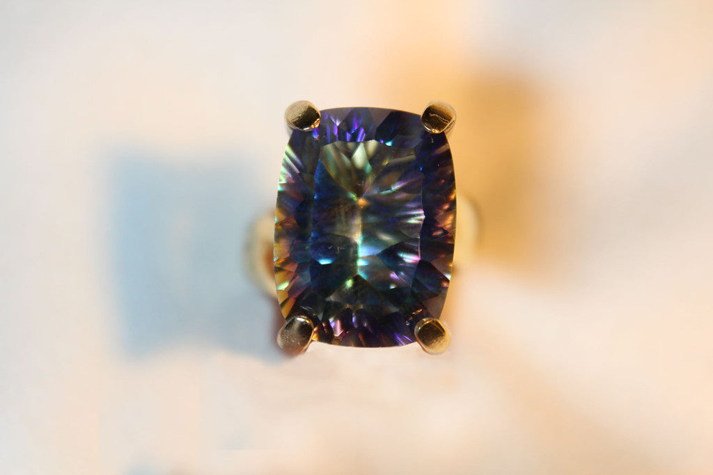 Mystic Quartz Adjustable Ring