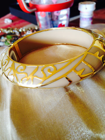 Khaki  Resin Bangle Bracelet