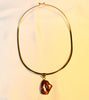 Natural Amber Pendant Necklace