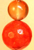 Coral and Carnelian Drops